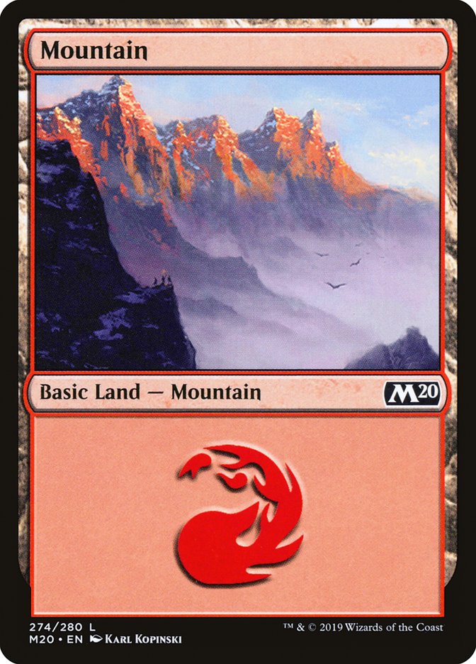 Mountain (274) [Core Set 2020] | Odin's Place