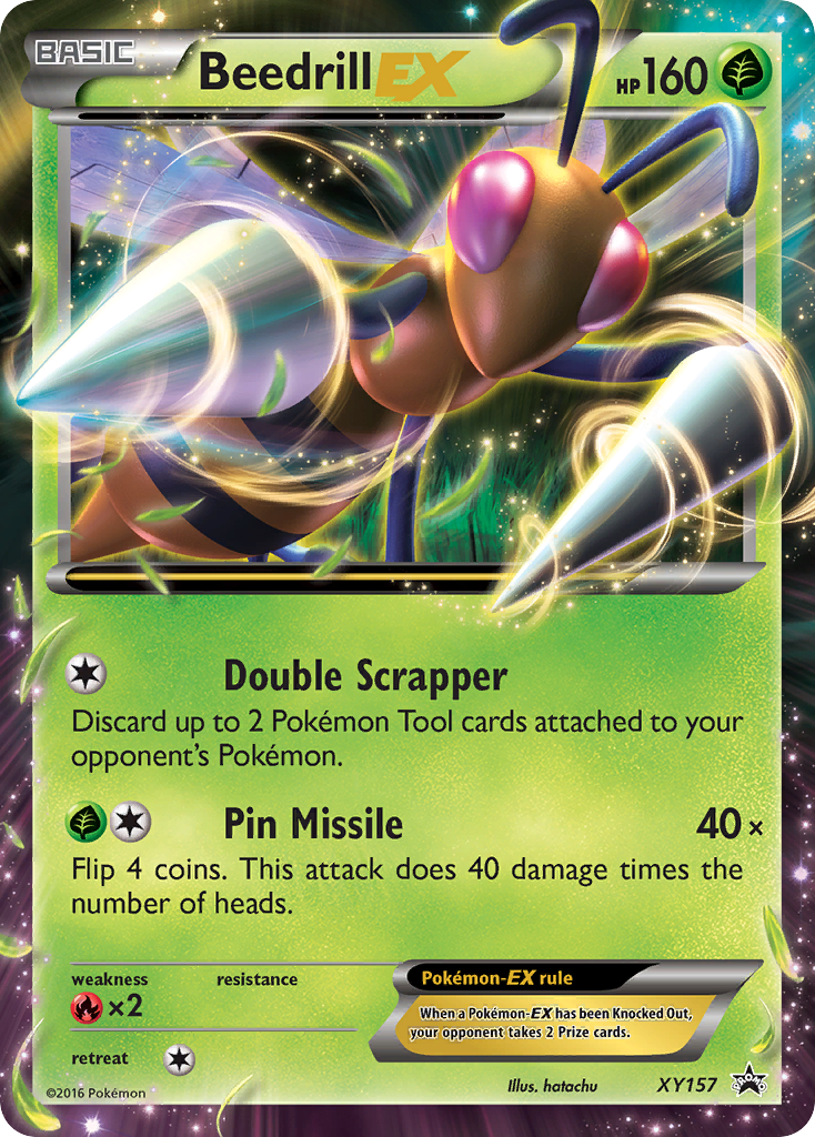 Beedrill EX (XY157) [XY: Black Star Promos] | Odin's Place