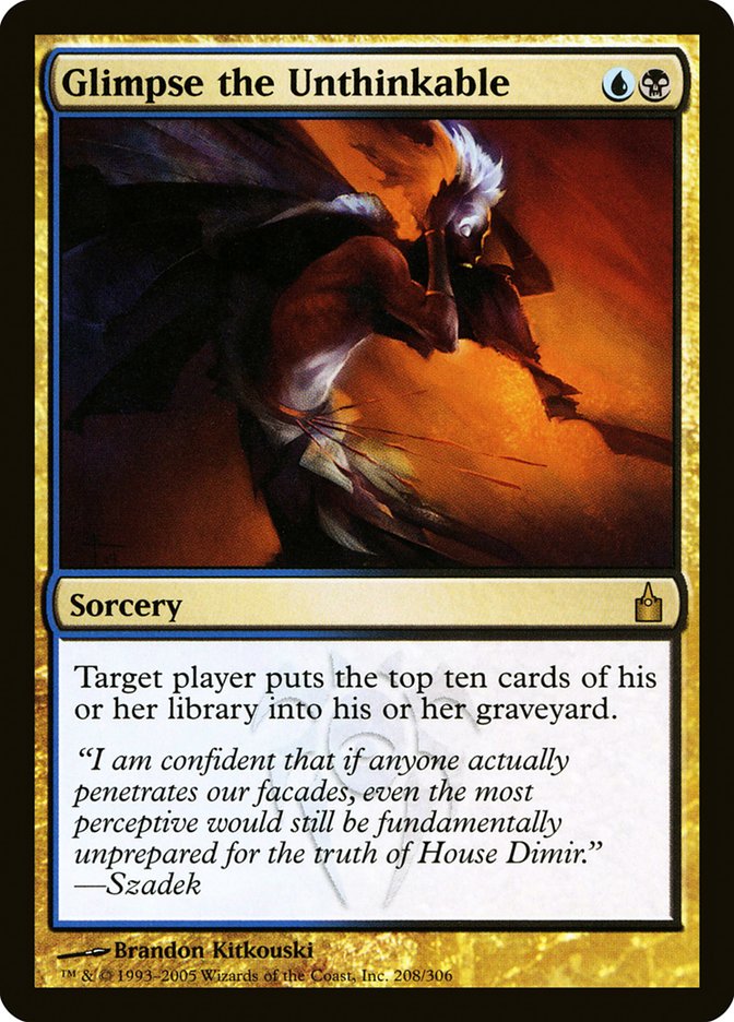 Glimpse the Unthinkable (208) [Ravnica: City of Guilds] | Odin's Place