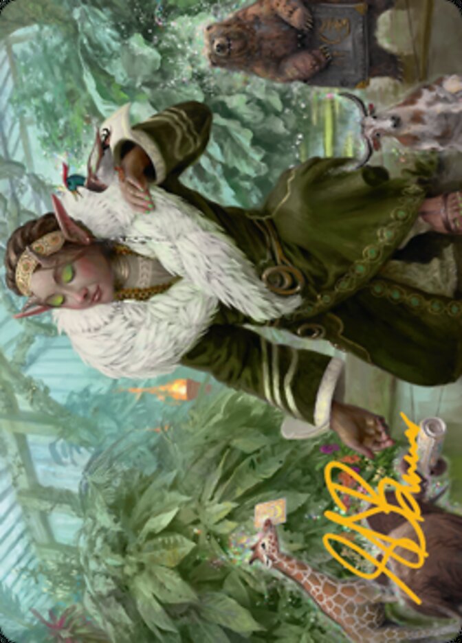 Rumor Gatherer Art Card (Gold-Stamped Signature) [Streets of New Capenna Art Series] | Odin's Place