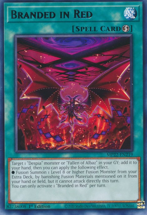 Branded in Red [MP22-EN219] Rare | Odin's Place