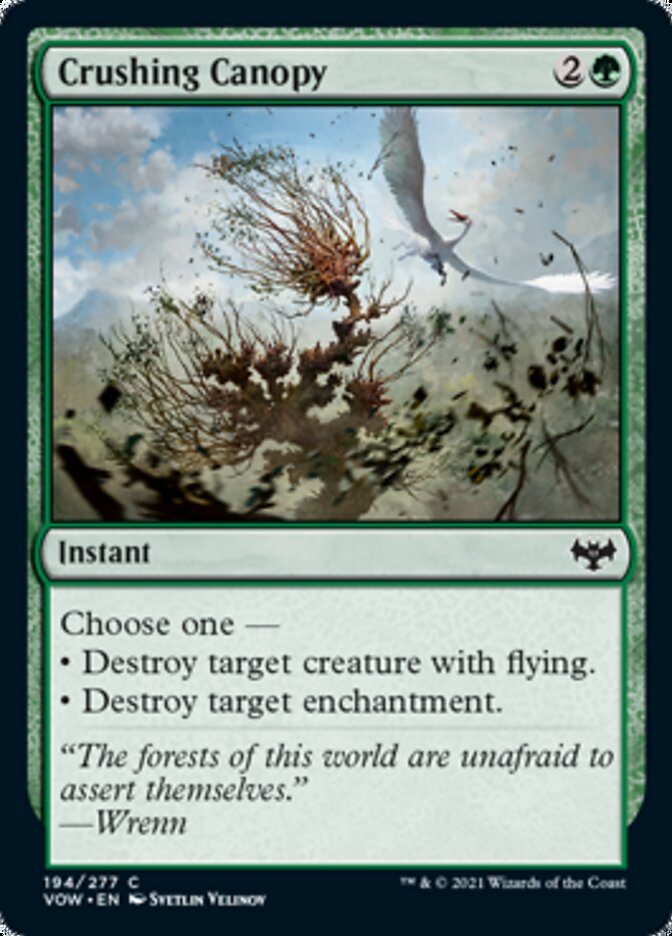 Crushing Canopy [Innistrad: Crimson Vow] | Odin's Place
