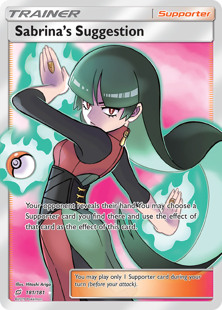 Sabrina's Suggestion (181/181) [Sun & Moon: Team Up] | Odin's Place