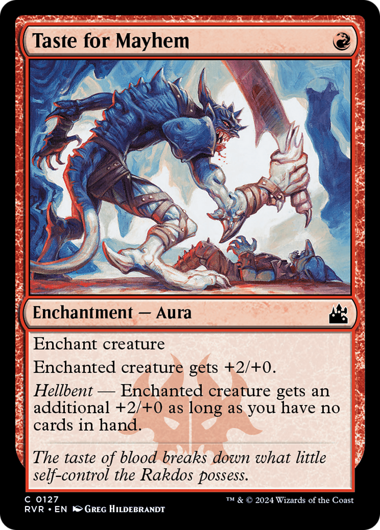 Taste for Mayhem [Ravnica Remastered] | Odin's Place