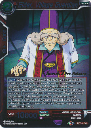Elder, Village Guardian (BT7-017_PR) [Assault of the Saiyans Prerelease Promos] | Odin's Place