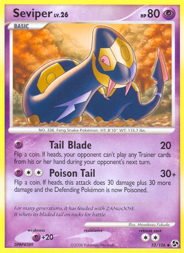 Seviper (52/106) [Diamond & Pearl: Great Encounters] | Odin's Place