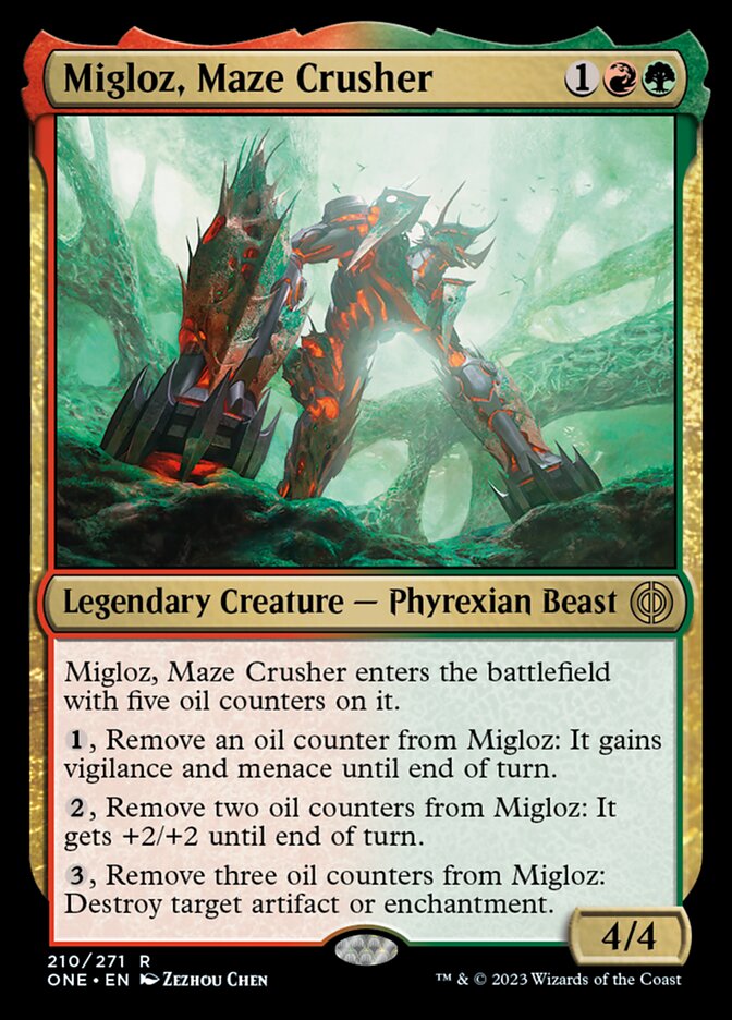 Migloz, Maze Crusher [Phyrexia: All Will Be One] | Odin's Place