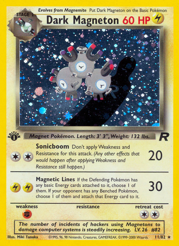 Dark Magneton (11/82) [Team Rocket 1st Edition] | Odin's Place