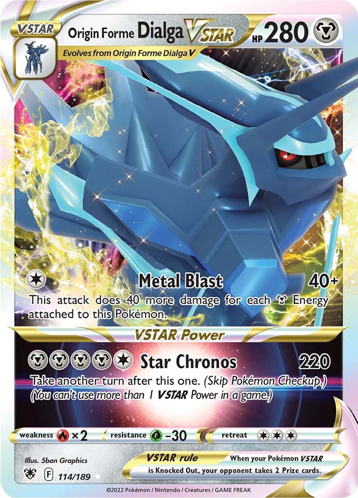 Origin Forme Dialga VSTAR (114/189) [Sword & Shield: Astral Radiance] | Odin's Place
