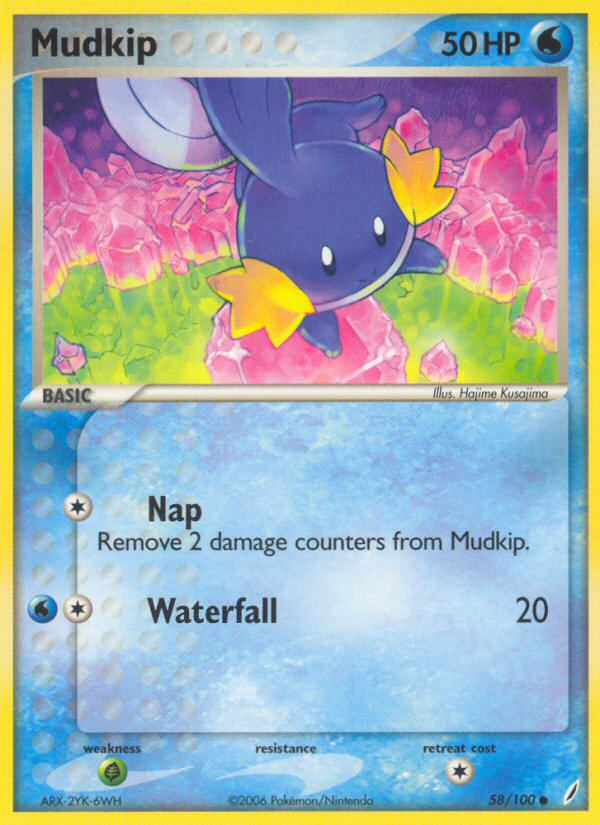 Mudkip (58/100) [EX: Crystal Guardians] | Odin's Place