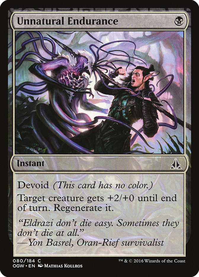 Unnatural Endurance (80) [Oath of the Gatewatch] | Odin's Place