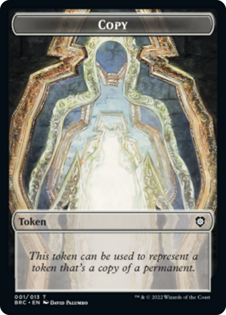 Copy // Powerstone Double-Sided Token [The Brothers' War Commander Tokens] | Odin's Place