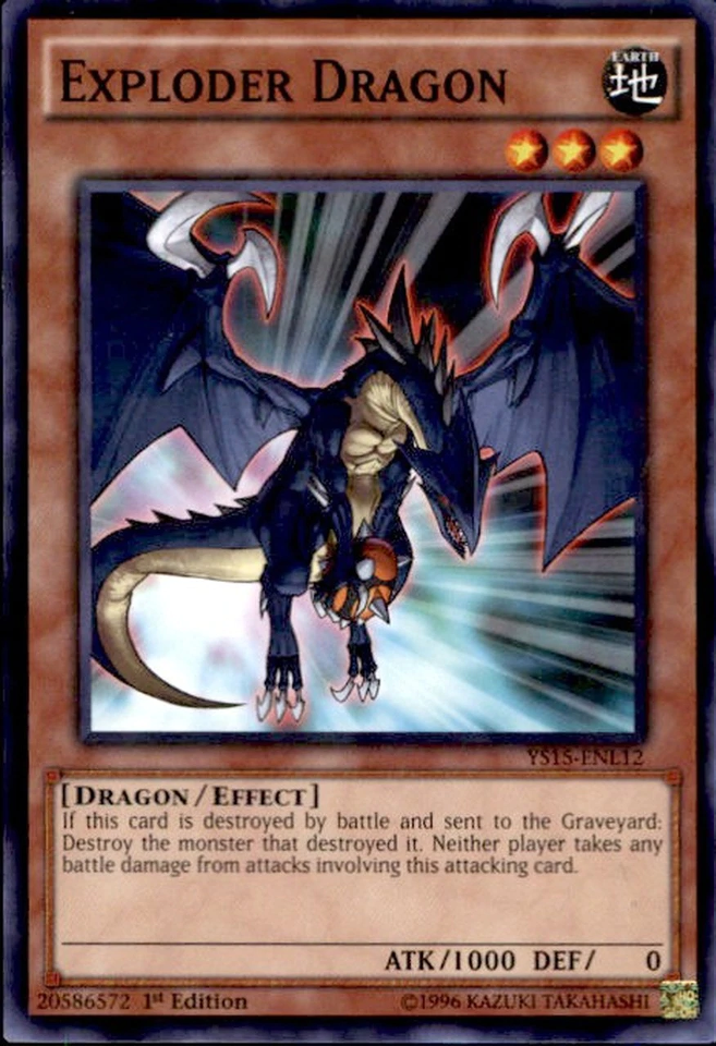 Exploder Dragon [YS15-ENL12] Shatterfoil Rare | Odin's Place