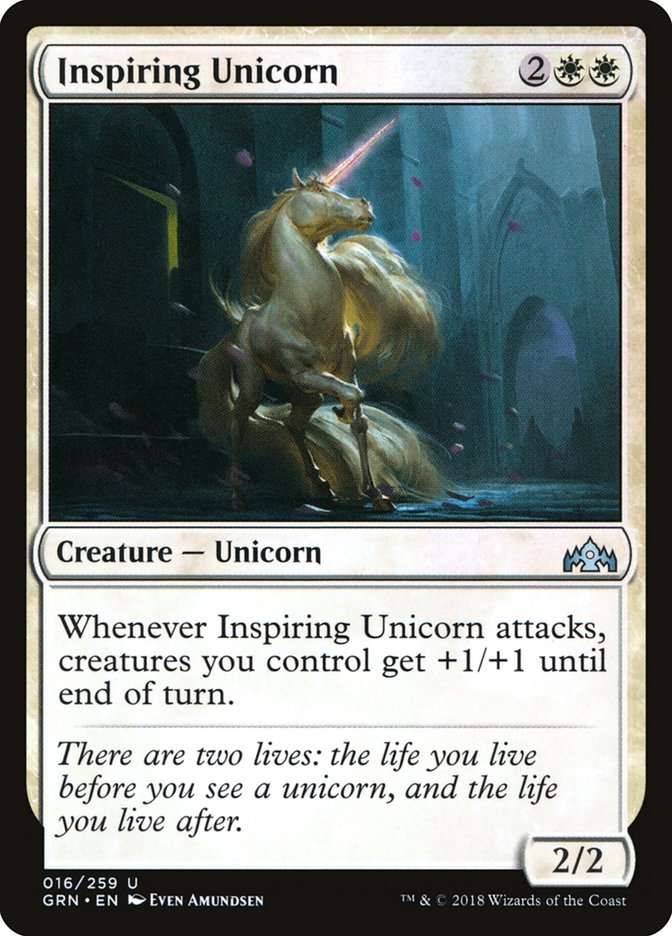 Inspiring Unicorn (16) [Guilds of Ravnica] | Odin's Place