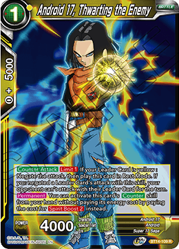 Android 17, Thwarting the Enemy (BT14-109) [Cross Spirits] | Odin's Place