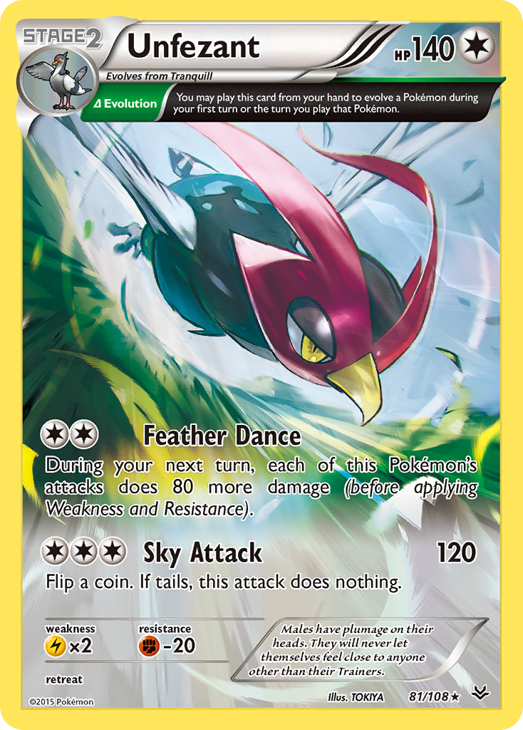 Unfezant (81/108) [XY: Roaring Skies] | Odin's Place