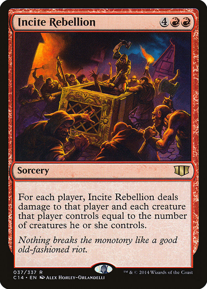 Incite Rebellion (37) [Commander 2014] | Odin's Place
