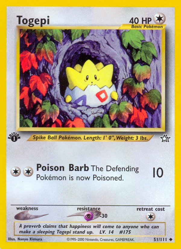 Togepi (51/111) [Neo Genesis 1st Edition] | Odin's Place