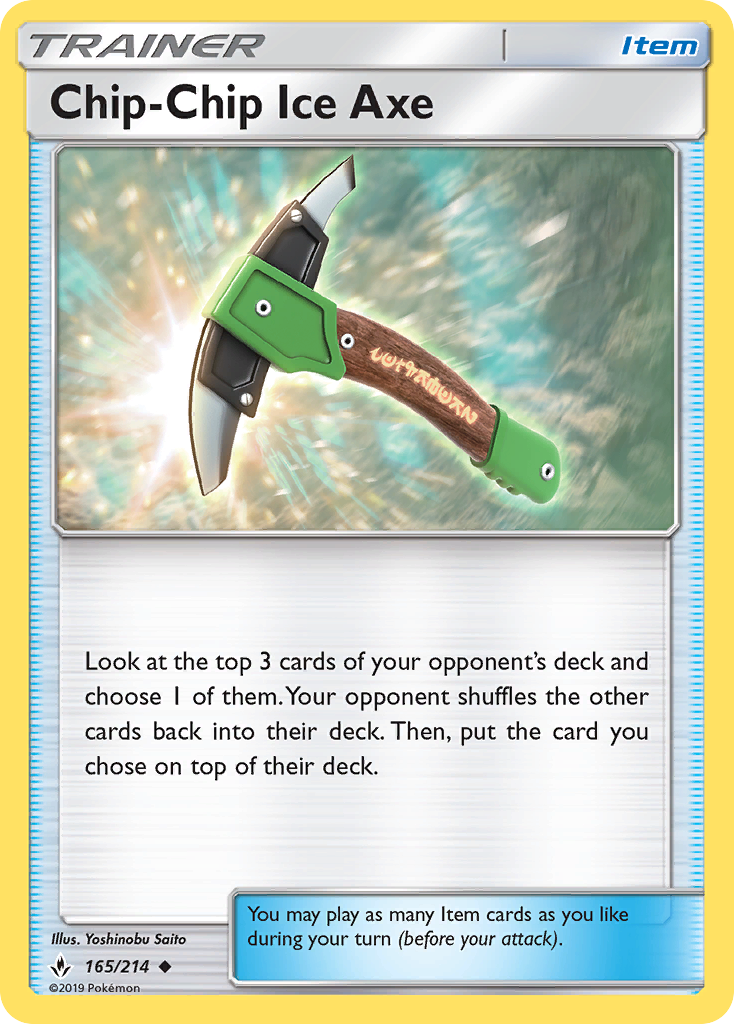 Chip-Chip Ice Axe (165/214) [Sun & Moon: Unbroken Bonds] | Odin's Place