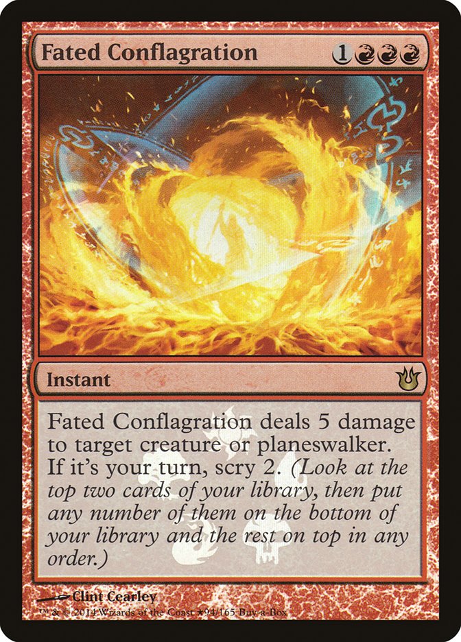 Fated Conflagration (94) (Buy-A-Box) [Born of the Gods Promos] | Odin's Place