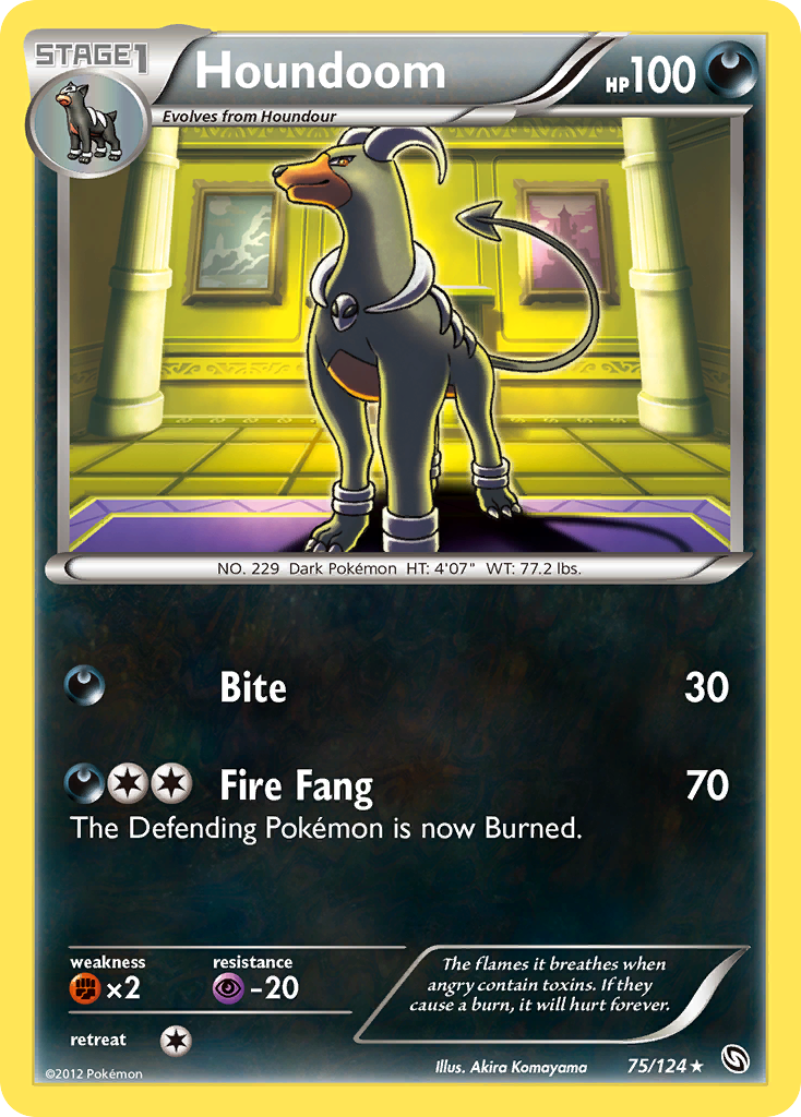 Houndoom (75/124) [Black & White: Dragons Exalted] | Odin's Place