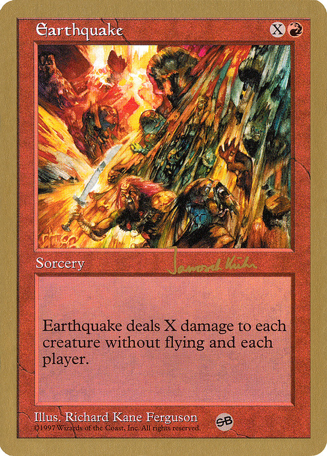 Earthquake (Janosch Kuhn) (SB) [World Championship Decks 1997] | Odin's Place