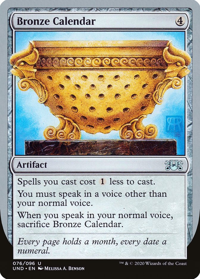 Bronze Calendar [Unsanctioned] | Odin's Place