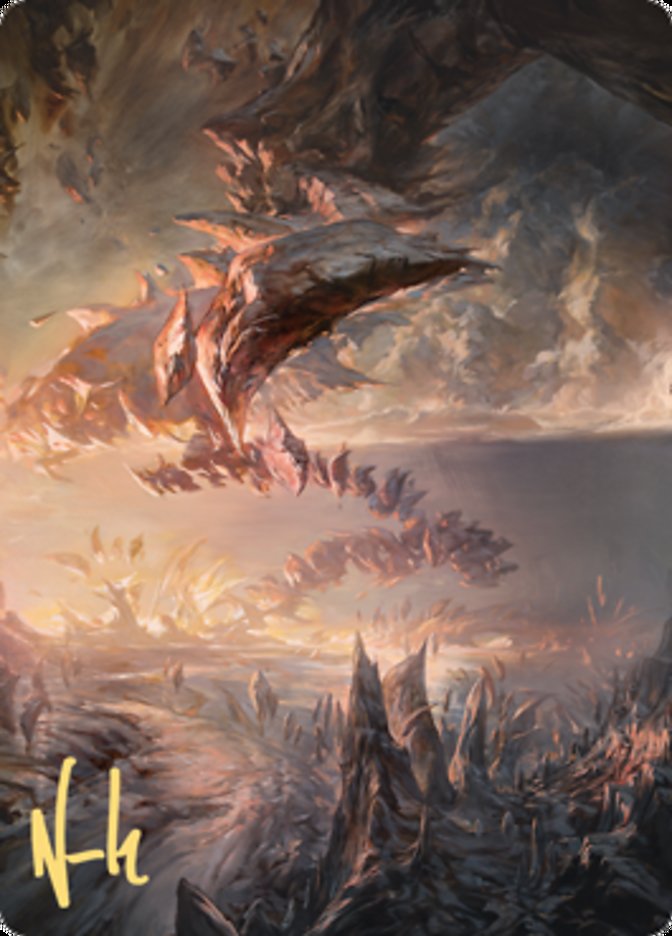 Needleverge Pathway Art Card (Gold-Stamped Signature) [Zendikar Rising Art Series] | Odin's Place