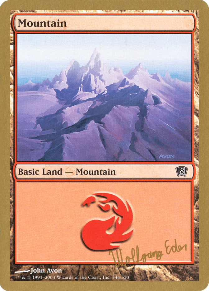 Mountain (Wolfgang Eder) [World Championship Decks 2003] | Odin's Place