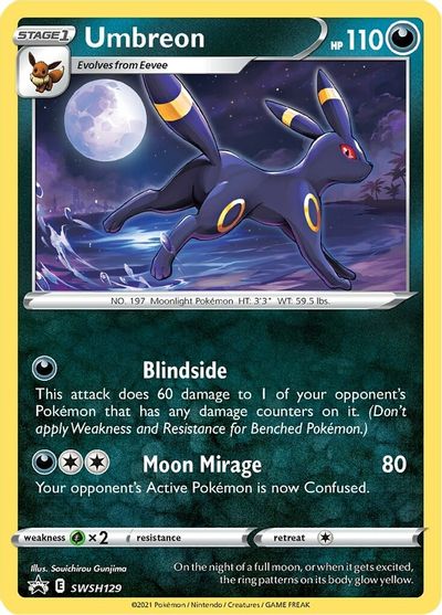 Umbreon (SWSH129) [Sword & Shield: Black Star Promos] | Odin's Place