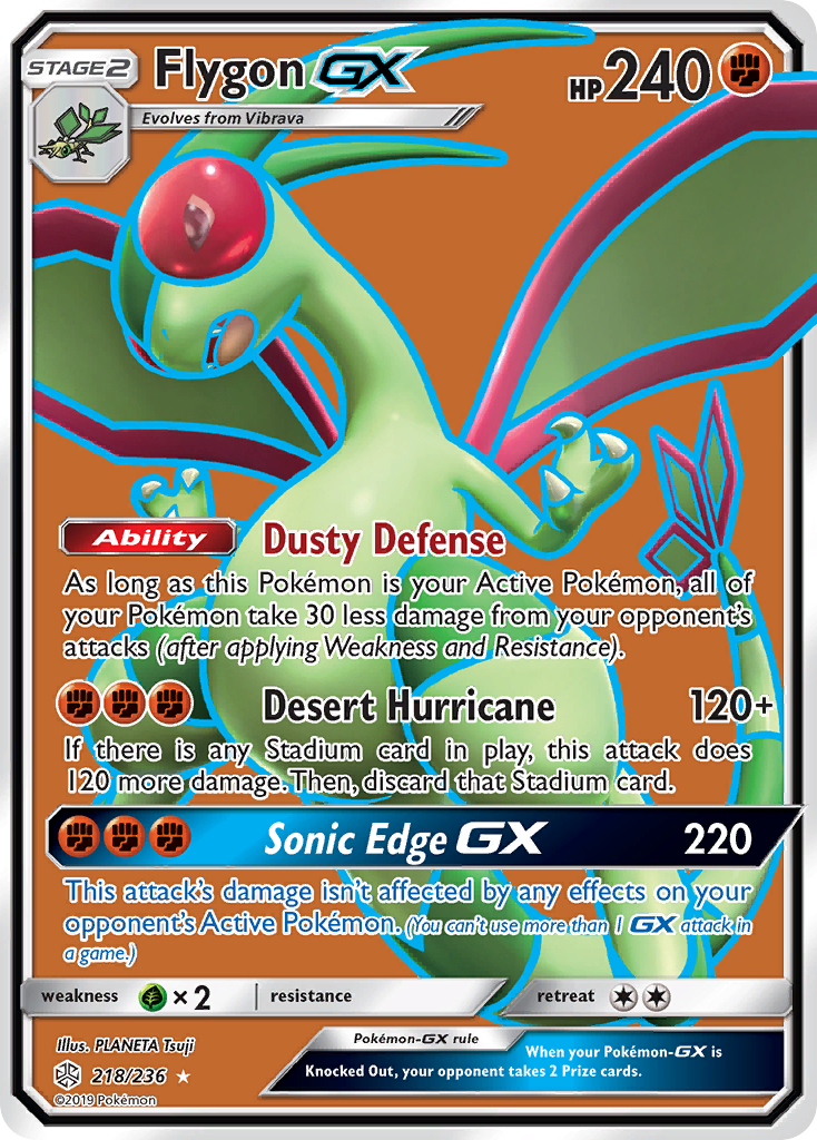 Flygon GX (218/236) [Sun & Moon: Cosmic Eclipse] | Odin's Place