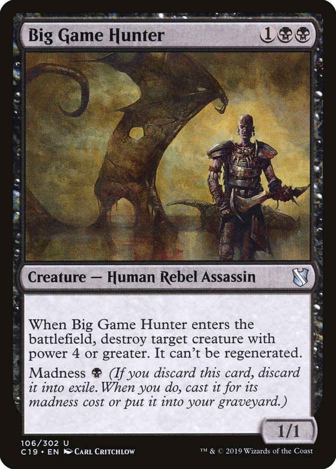Big Game Hunter [Commander 2019] | Odin's Place