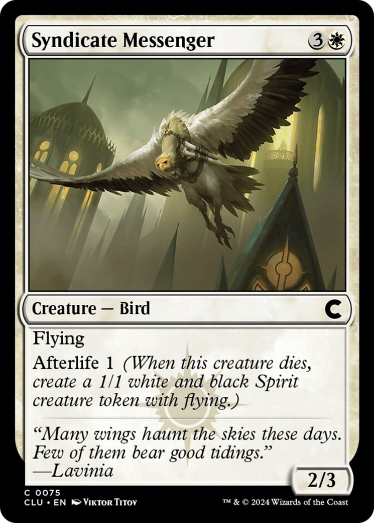 Syndicate Messenger [Ravnica: Clue Edition] | Odin's Place