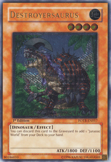 Destroyersaurus [FOTB-EN017] Ultimate Rare | Odin's Place