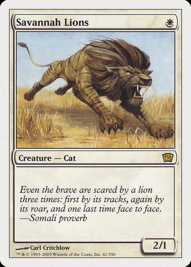 Savannah Lions (41) [Ninth Edition] | Odin's Place