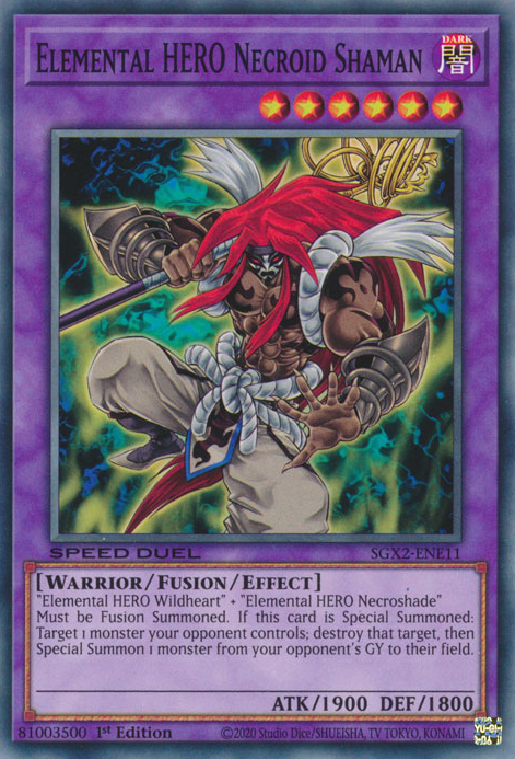Elemental HERO Necroid Shaman [SGX2-ENE11] Common | Odin's Place