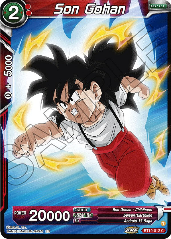 Son Gohan (BT19-012) [Fighter's Ambition] | Odin's Place
