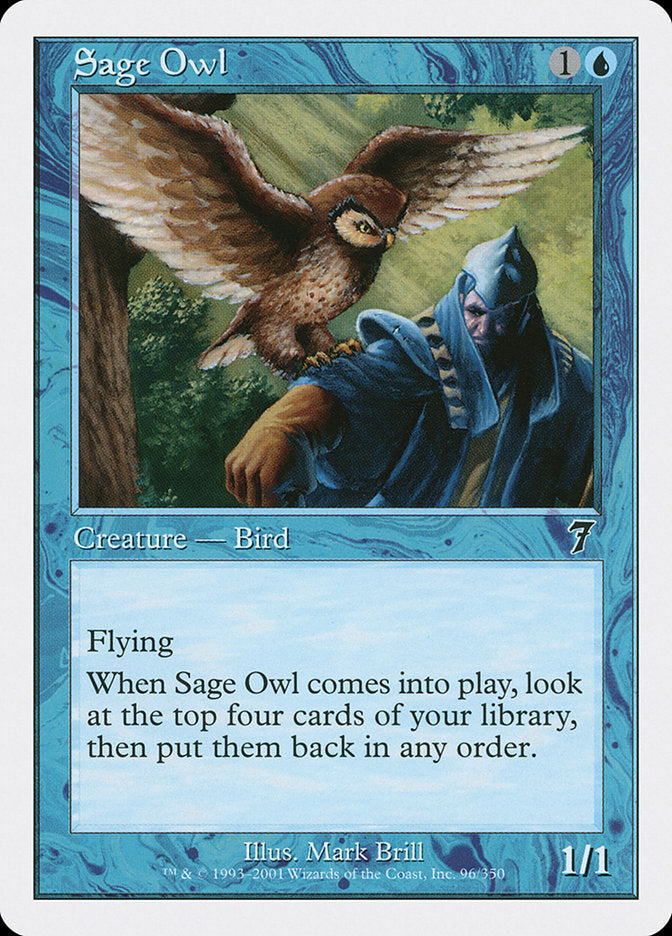 Sage Owl (96) [Seventh Edition] | Odin's Place