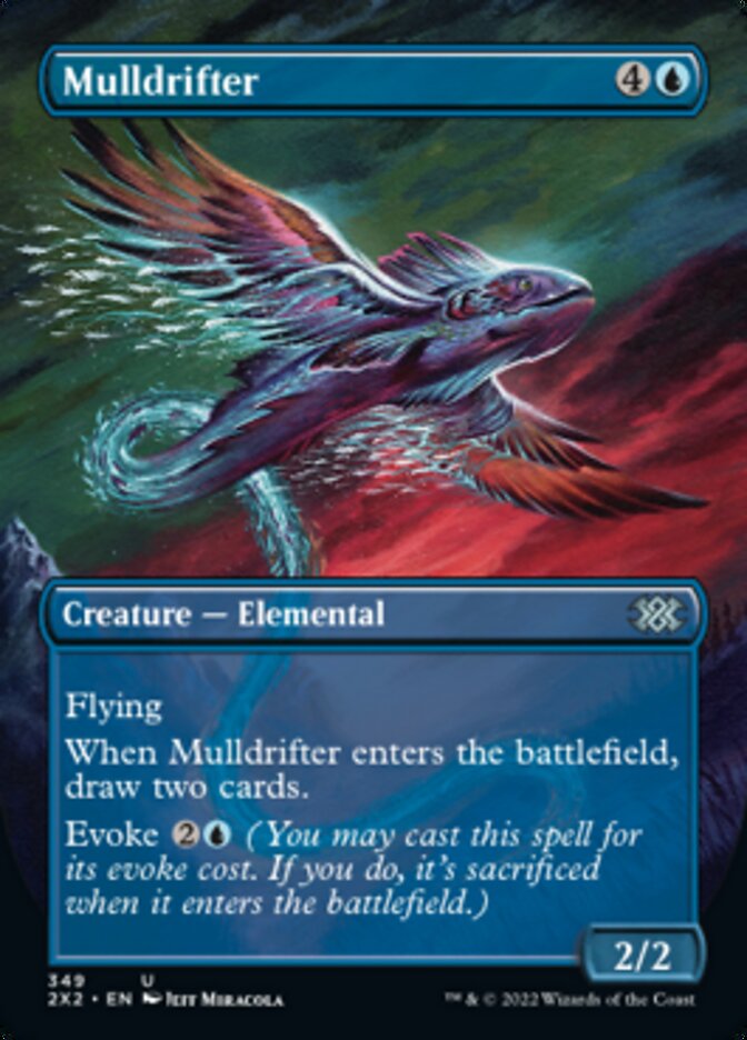Mulldrifter (Borderless Alternate Art) [Double Masters 2022] | Odin's Place