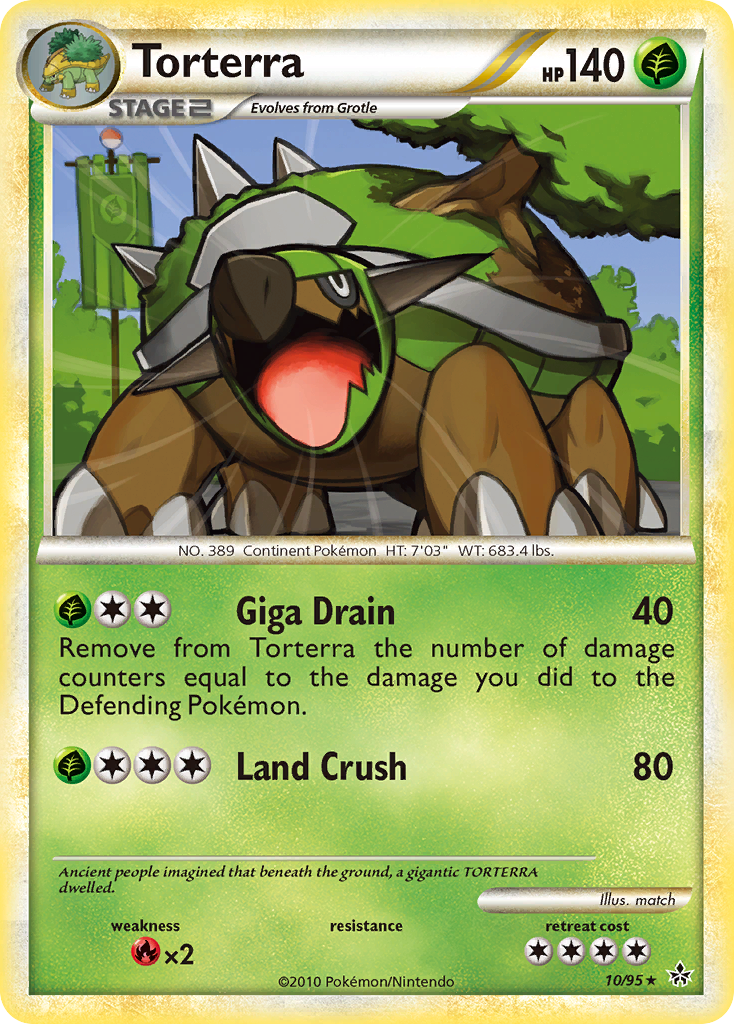 Torterra (10/95) [HeartGold & SoulSilver: Unleashed] | Odin's Place