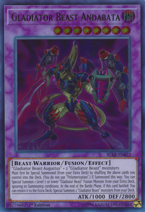 Gladiator Beast Andabata [BLLR-EN022] Ultra Rare | Odin's Place