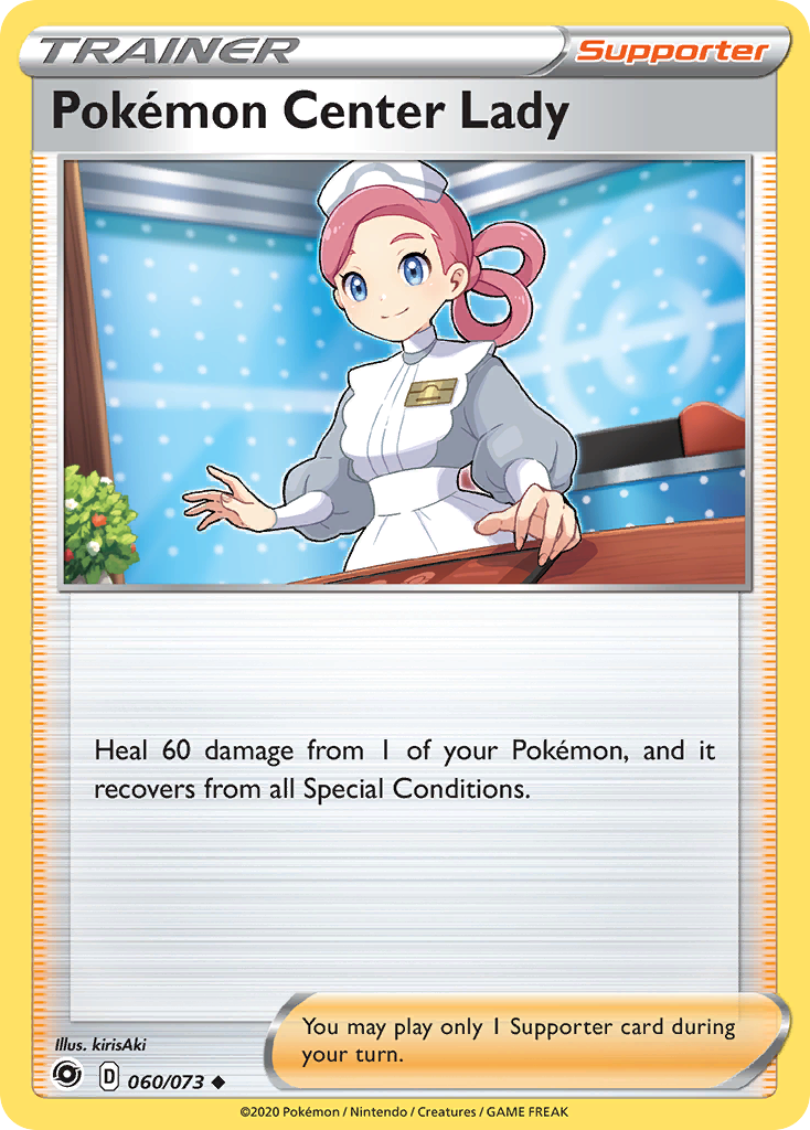 Pokemon Center Lady (060/073) [Sword & Shield: Champion's Path] | Odin's Place