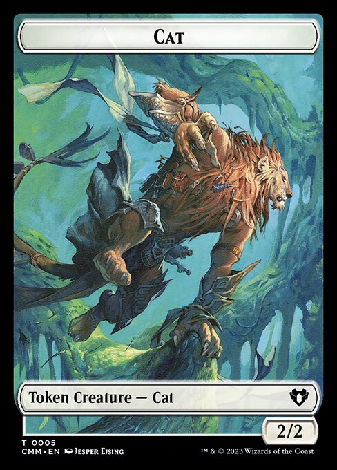 Eldrazi Scion // Cat (0005) Double-Sided Token [Commander Masters Tokens] | Odin's Place