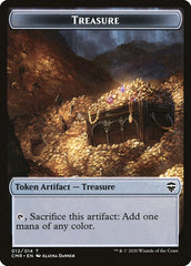 Angel // Treasure Double-Sided Token [Commander Legends Tokens] | Odin's Place