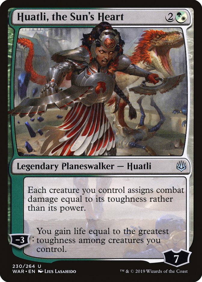 Huatli, the Sun's Heart (230) [War of the Spark] | Odin's Place