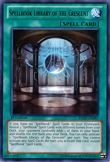 Spellbook Library of the Crescent [REDU-EN087] Rare | Odin's Place