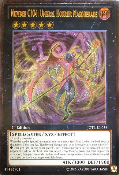 Number C104: Umbral Horror Masquerade (UTR) [JOTL-EN056] Ultimate Rare | Odin's Place