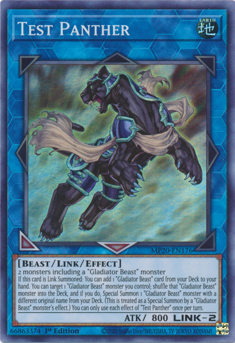 Test Panther [MP20-EN176] Super Rare | Odin's Place