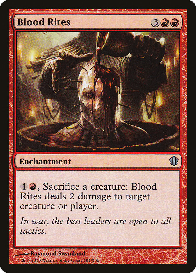 Blood Rites (101) [Commander 2013] | Odin's Place