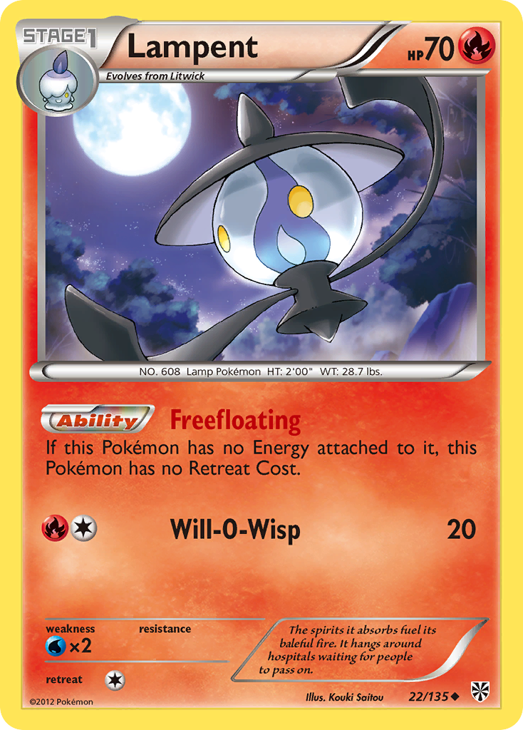 Lampent (22/135) [Black & White: Plasma Storm] | Odin's Place